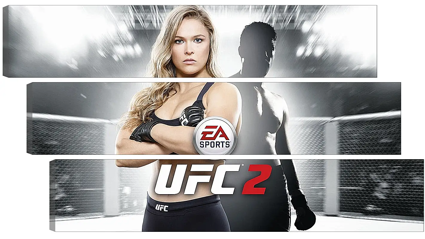 Модульная картина - UFC. Ронда Роузи. EA Sports