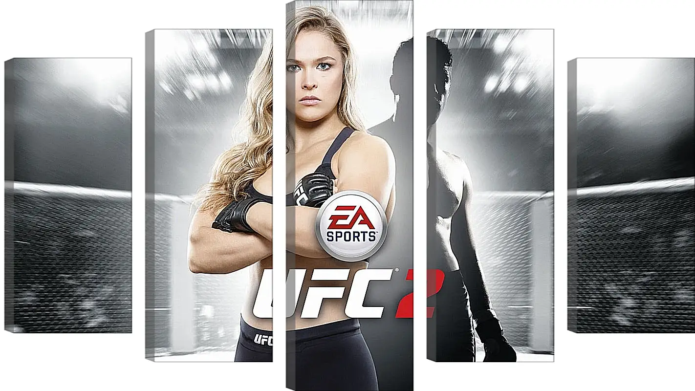 Модульная картина - UFC. Ронда Роузи. EA Sports