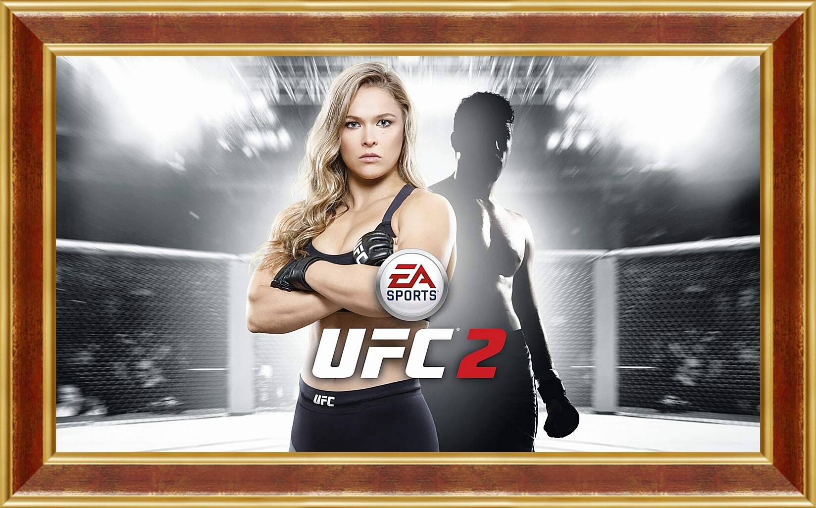 Картина в раме - UFC. Ронда Роузи. EA Sports