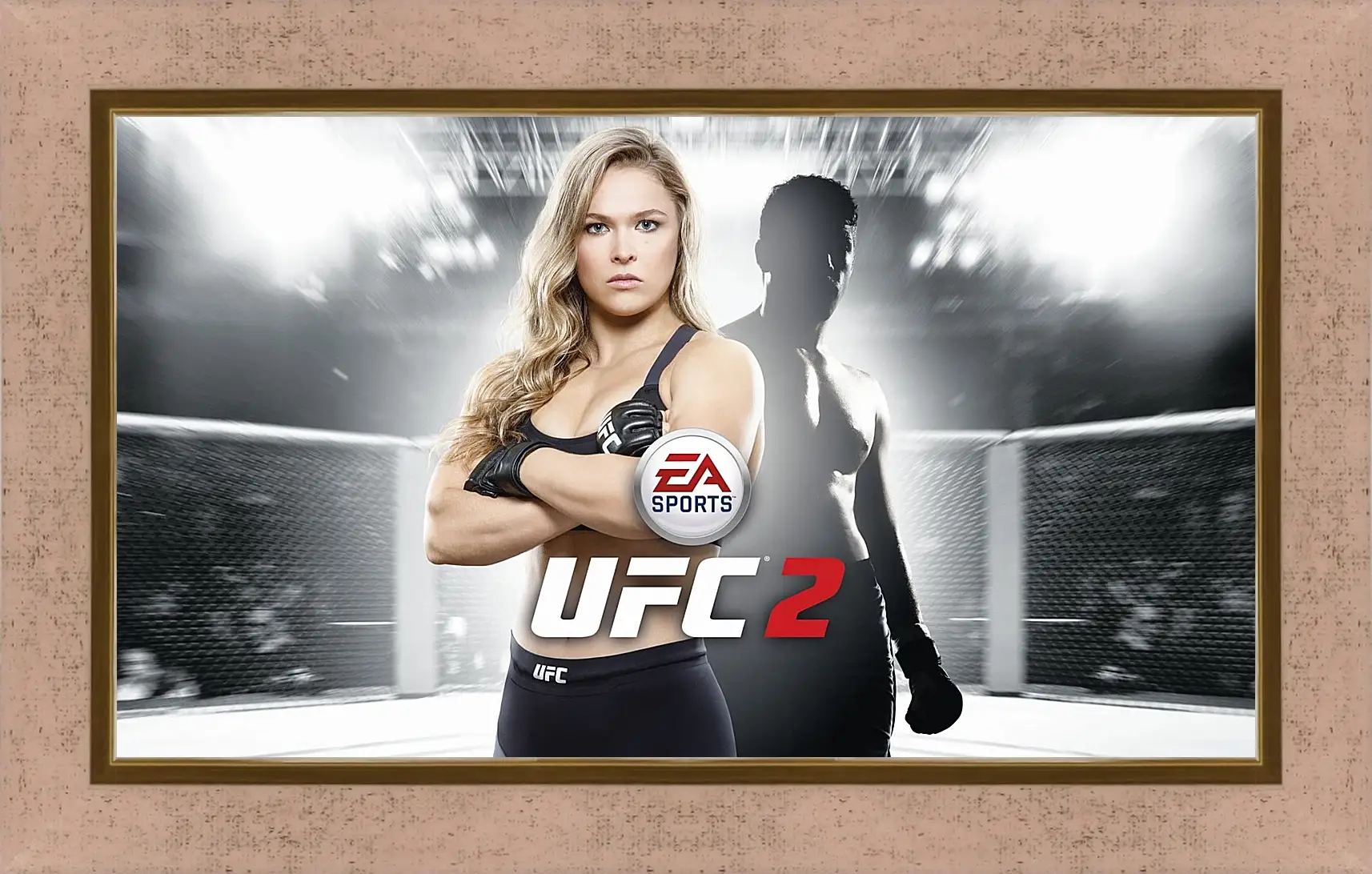 Картина в раме - UFC. Ронда Роузи. EA Sports