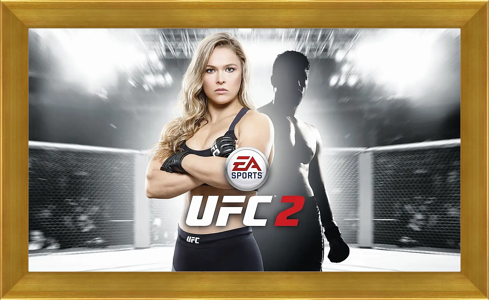 Картина в раме - UFC. Ронда Роузи. EA Sports