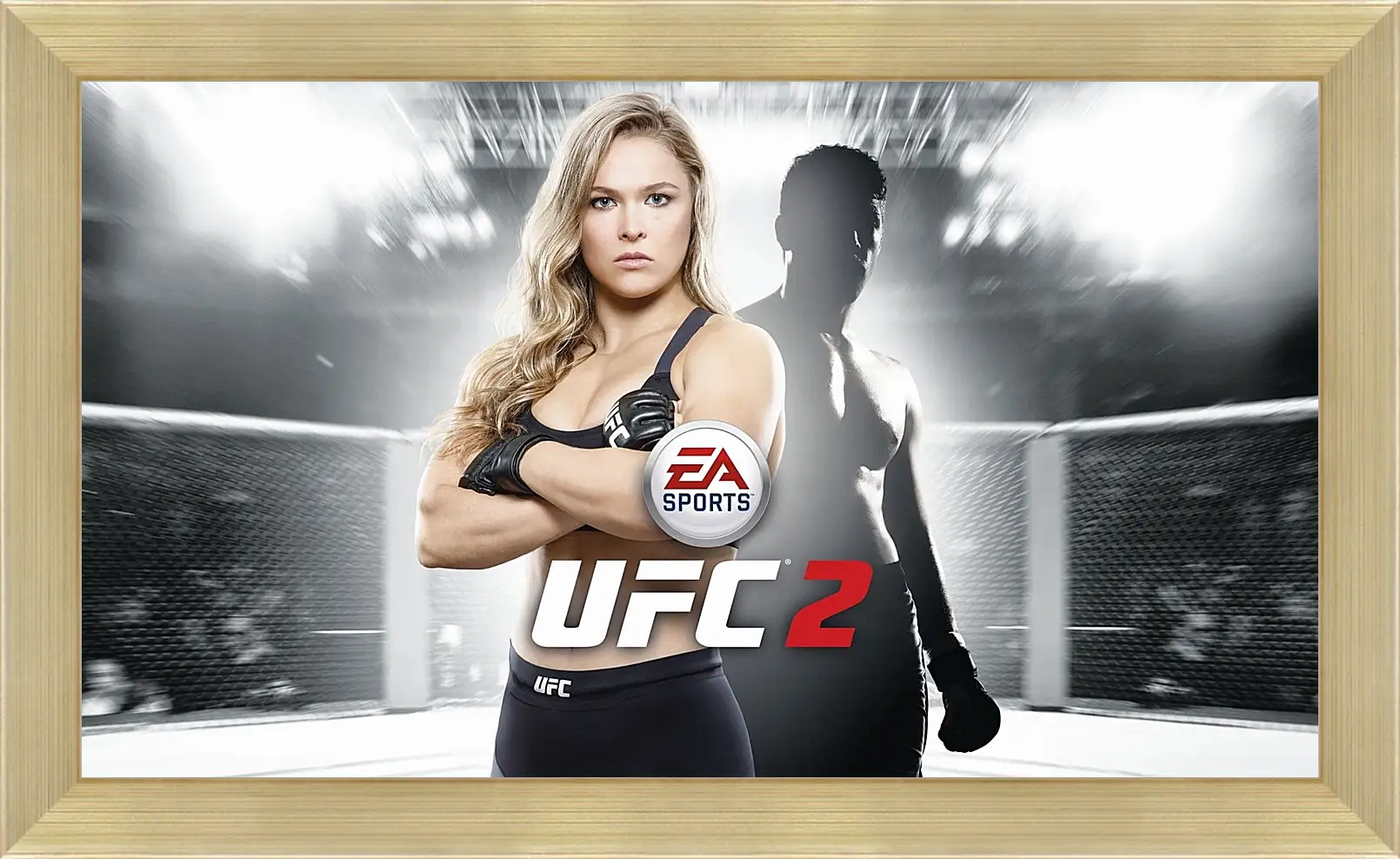 Картина в раме - UFC. Ронда Роузи. EA Sports