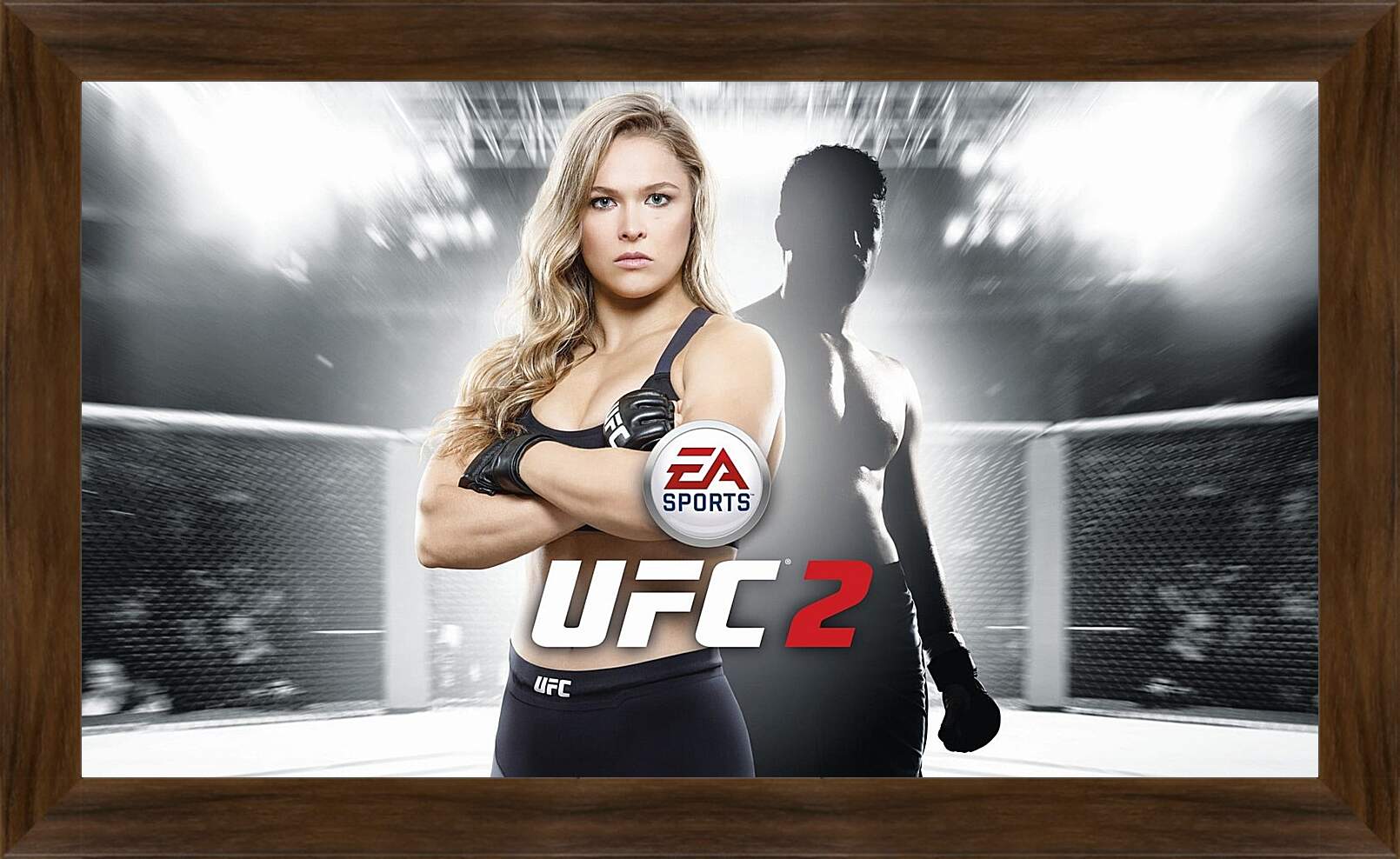 Картина в раме - UFC. Ронда Роузи. EA Sports