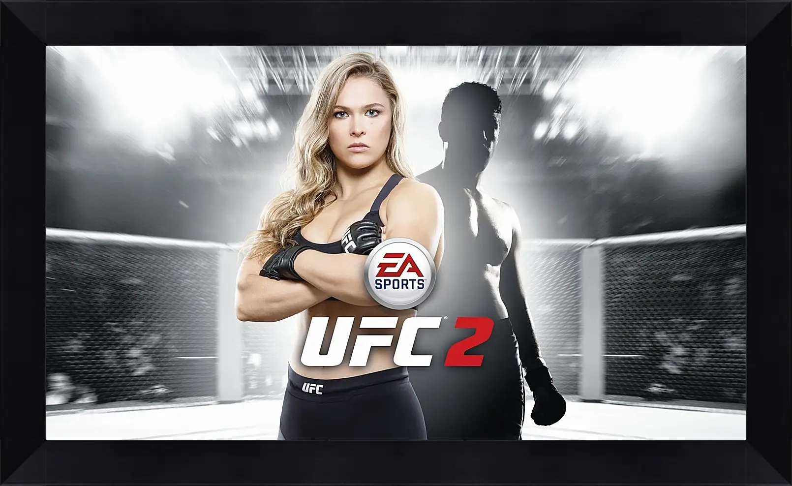 Картина в раме - UFC. Ронда Роузи. EA Sports