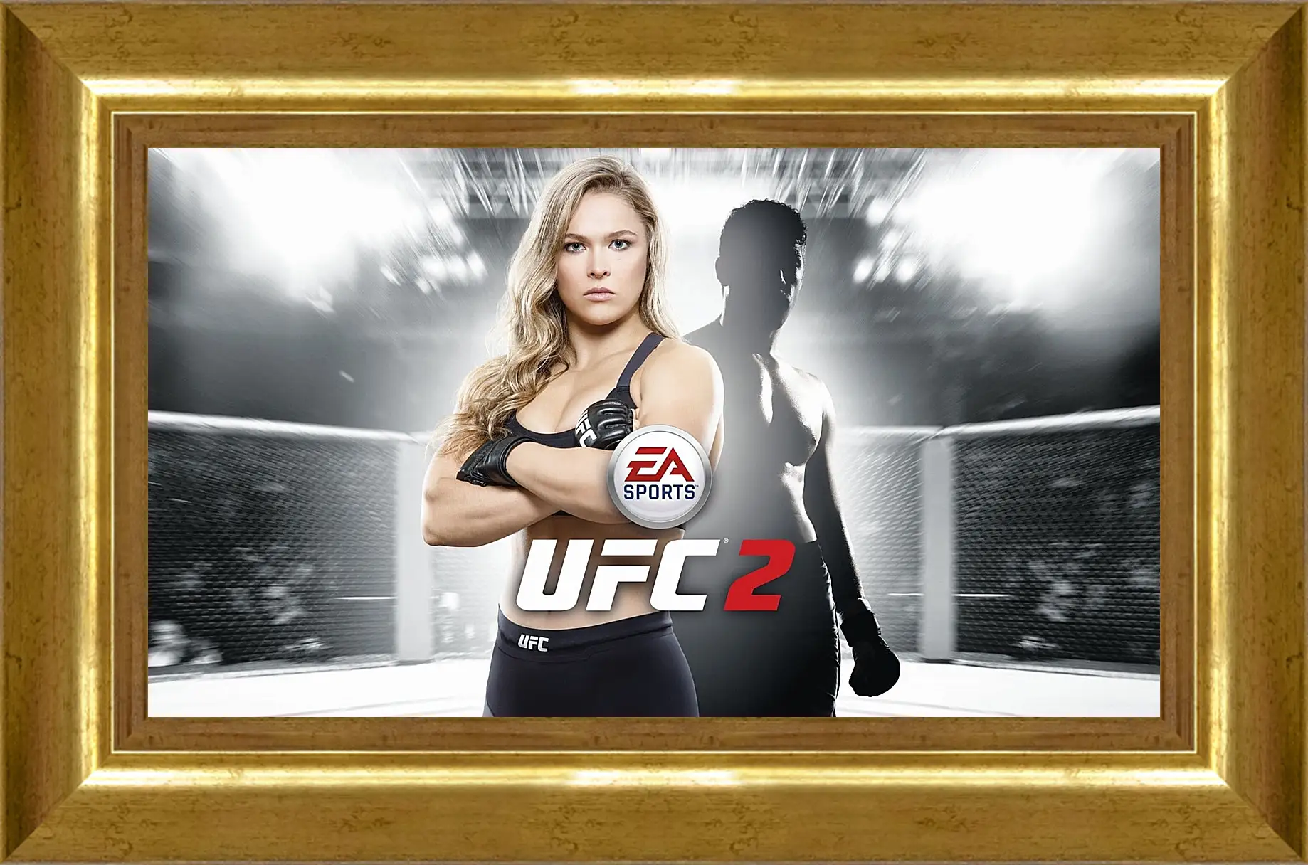 Картина в раме - UFC. Ронда Роузи. EA Sports