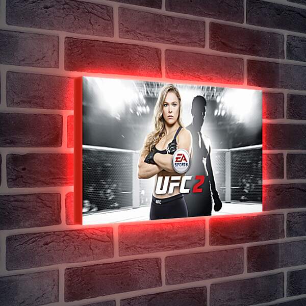 Лайтбокс световая панель - UFC. Ронда Роузи. EA Sports