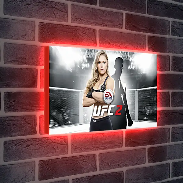 Лайтбокс световая панель - UFC. Ронда Роузи. EA Sports