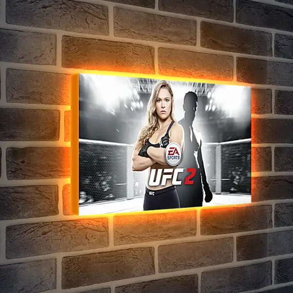 Лайтбокс световая панель - UFC. Ронда Роузи. EA Sports