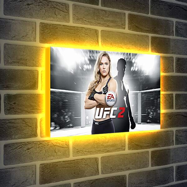 Лайтбокс световая панель - UFC. Ронда Роузи. EA Sports