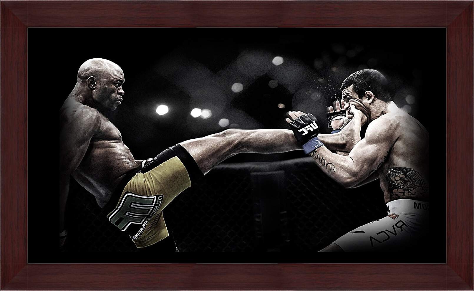 Картина в раме - UFC. MMA. Андерсон Сильва.