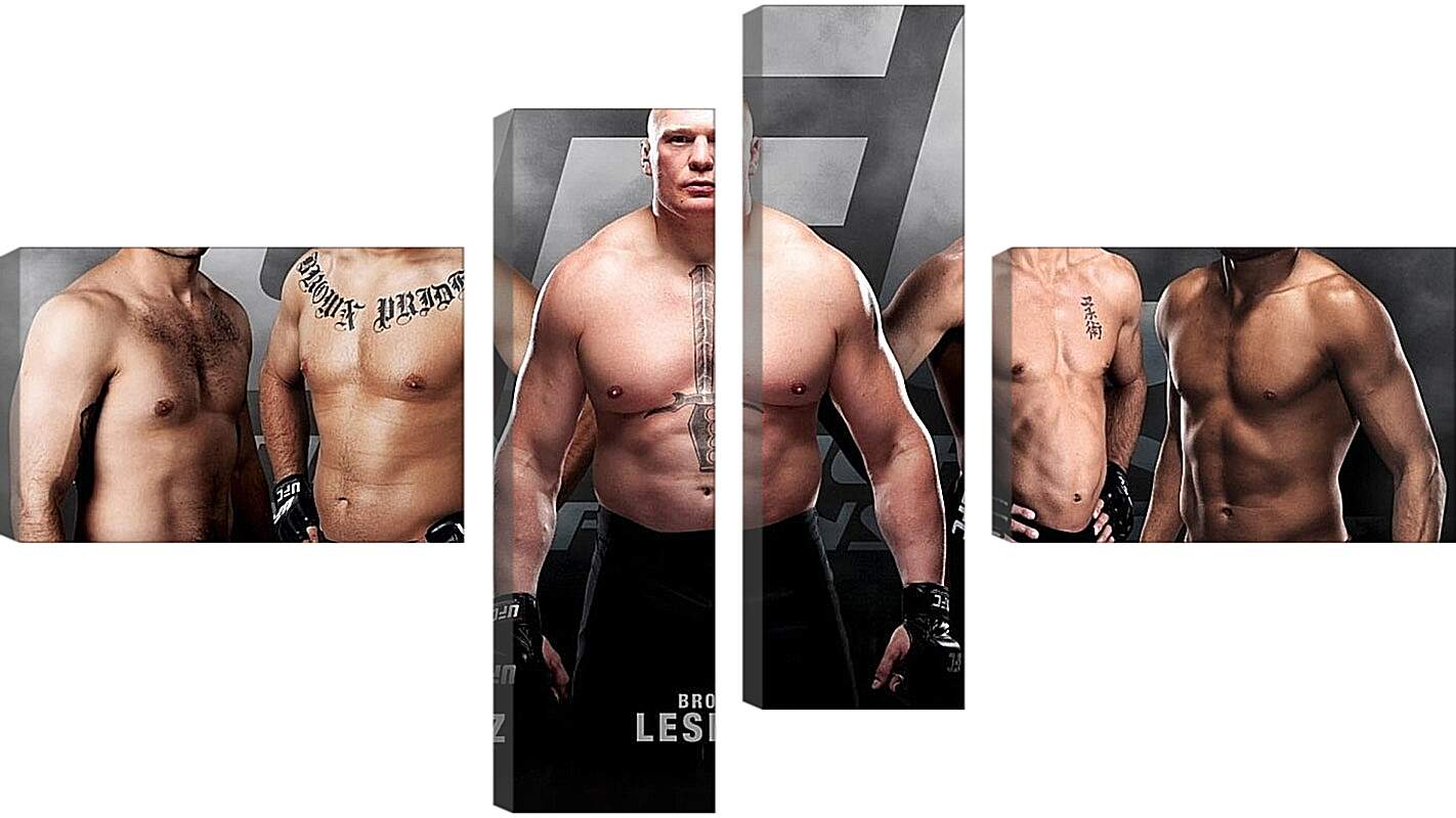 Модульная картина - UFC. MMA. Брок Леснар.