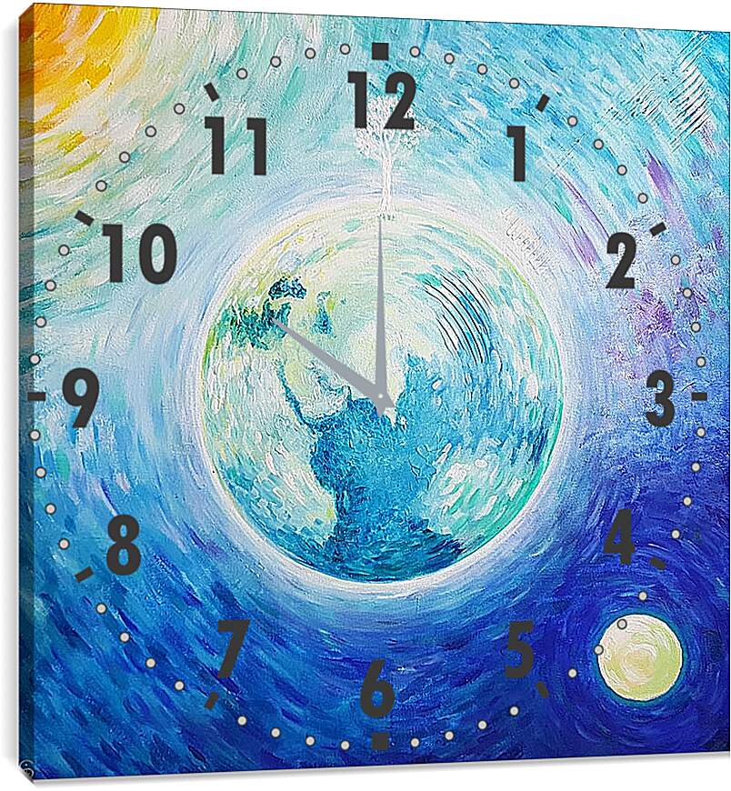 Часы картина - Вселенная