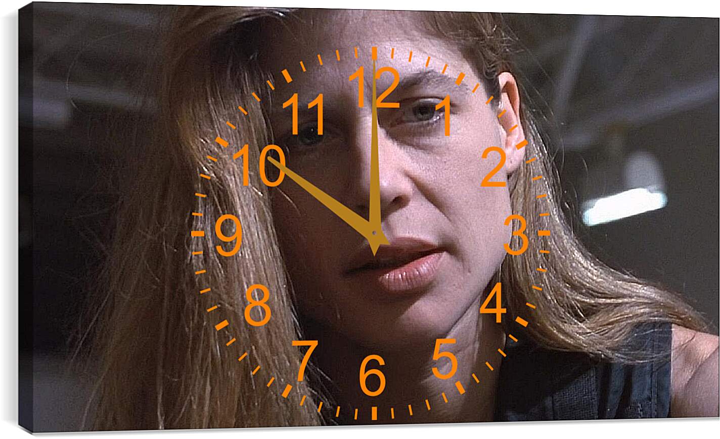 Часы картина - Линда Гамильтон. Терминатор 2