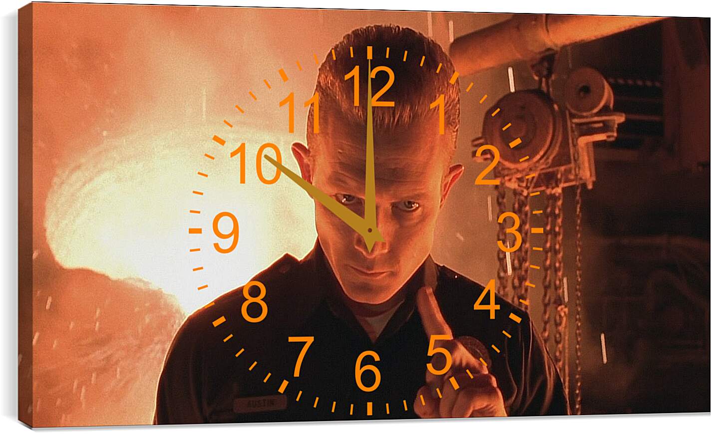 Часы картина - Роберт Патрик. Терминатор 2
