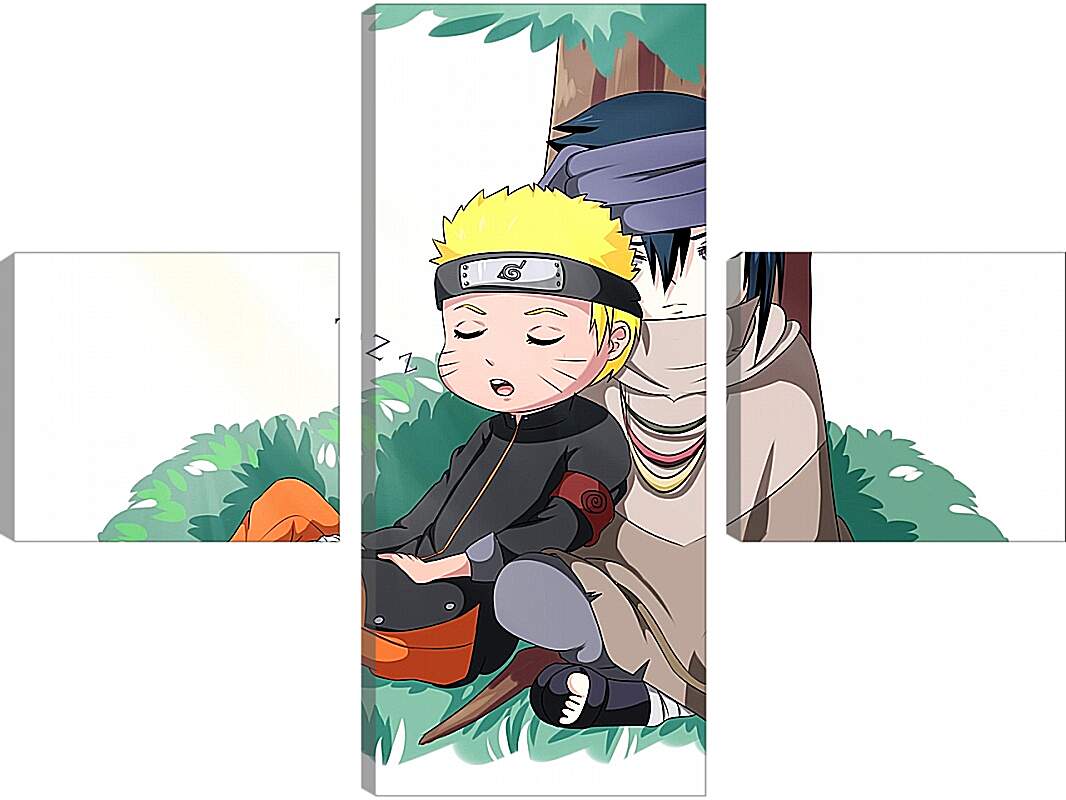 Модульная картина - Naruto and Saske