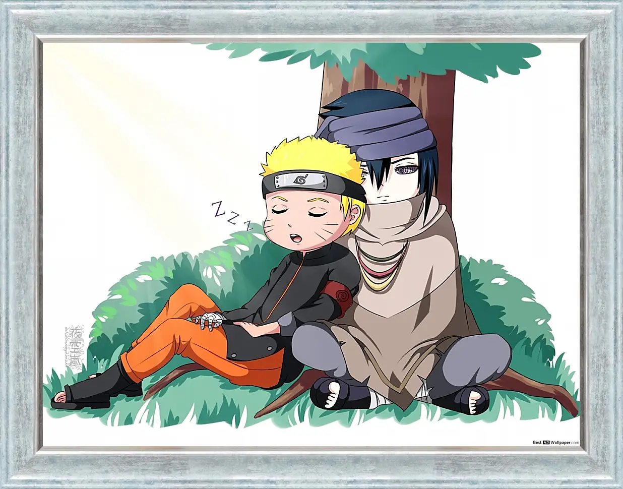 Картина в раме - Naruto and Saske