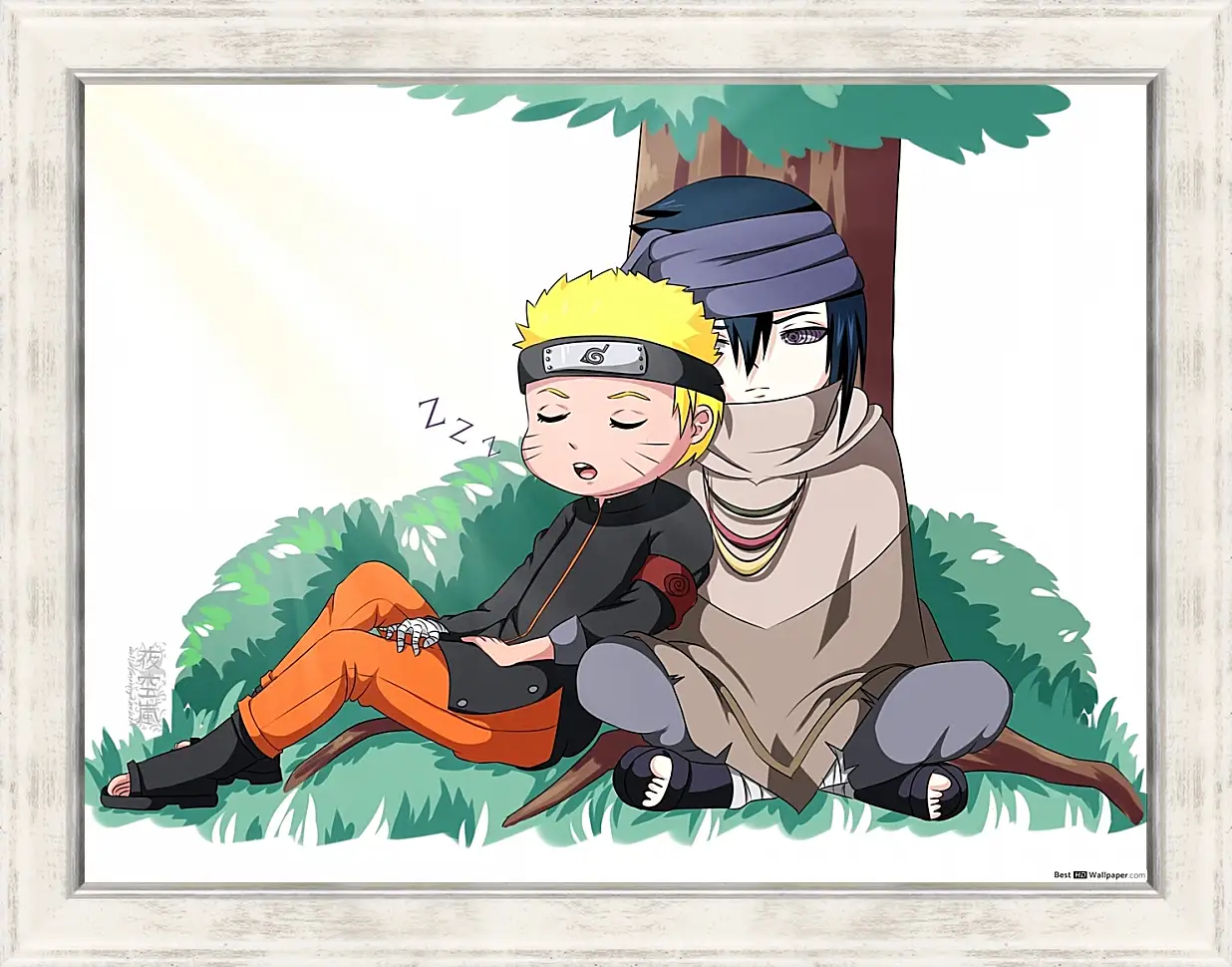 Картина в раме - Naruto and Saske