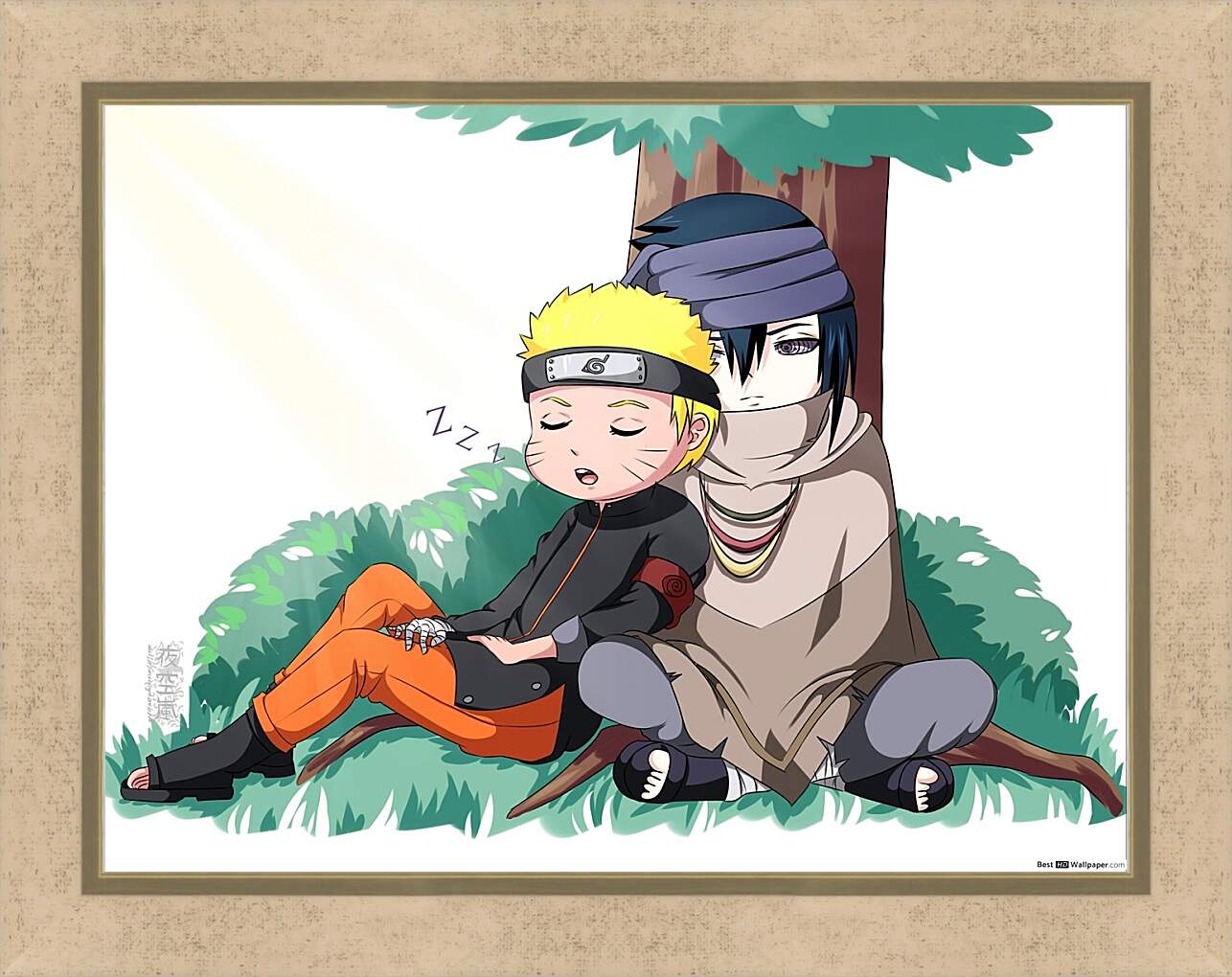 Картина в раме - Naruto and Saske