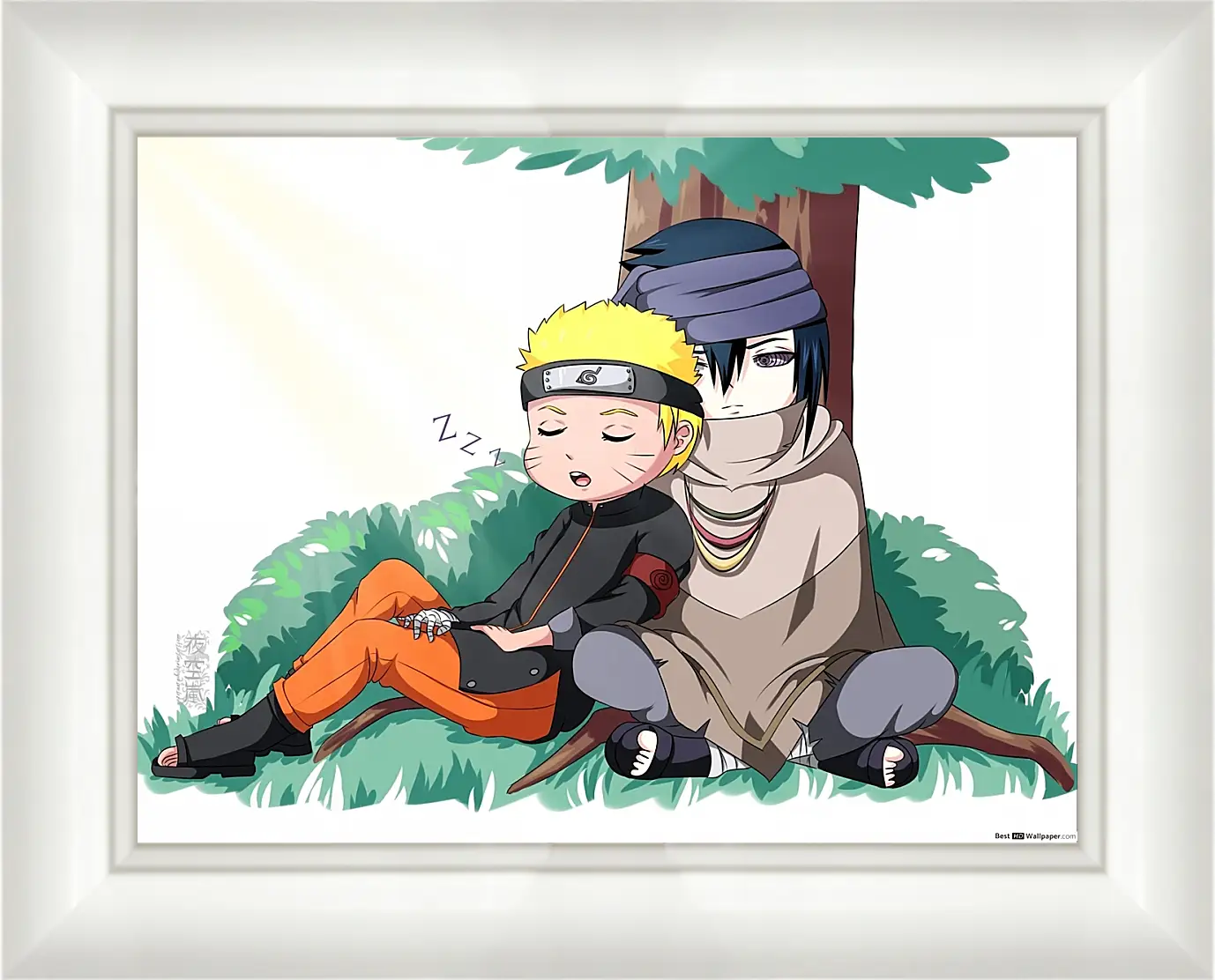 Картина в раме - Naruto and Saske