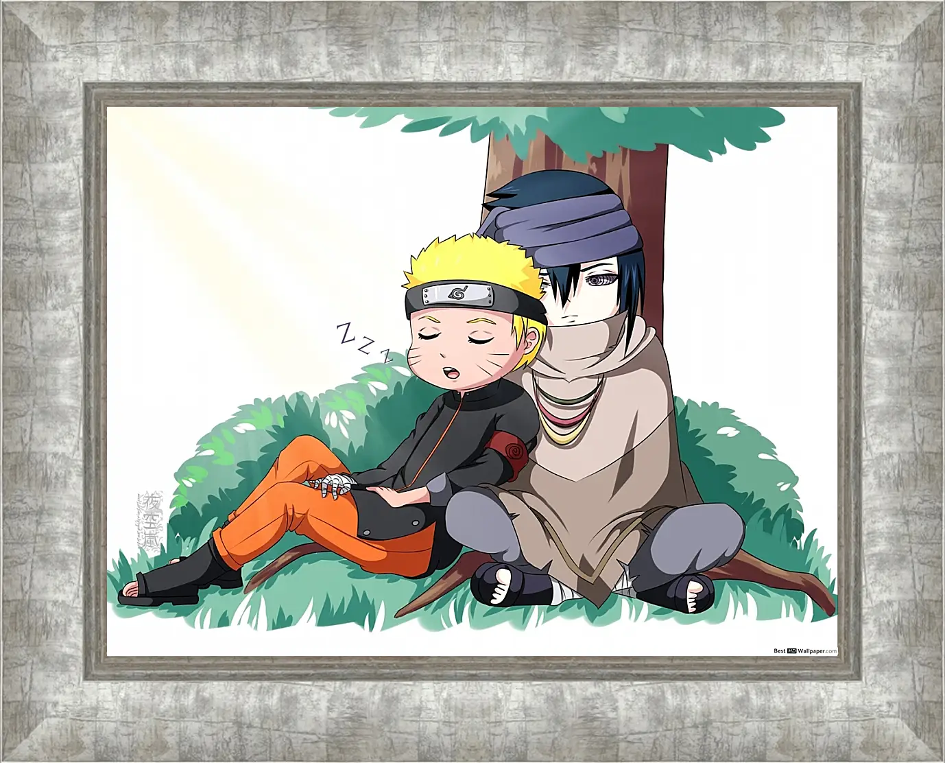 Картина в раме - Naruto and Saske