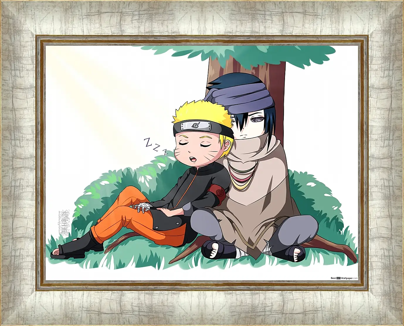 Картина в раме - Naruto and Saske