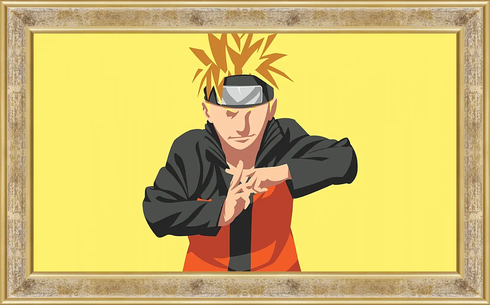 Картина в раме - Naruto Uzumaki minimal-art