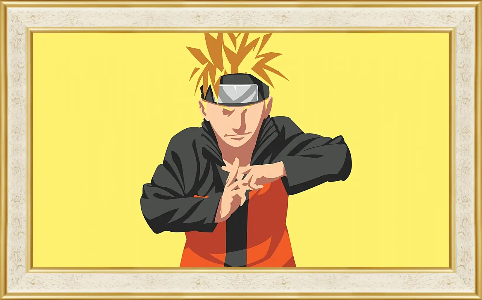 Картина в раме - Naruto Uzumaki minimal-art