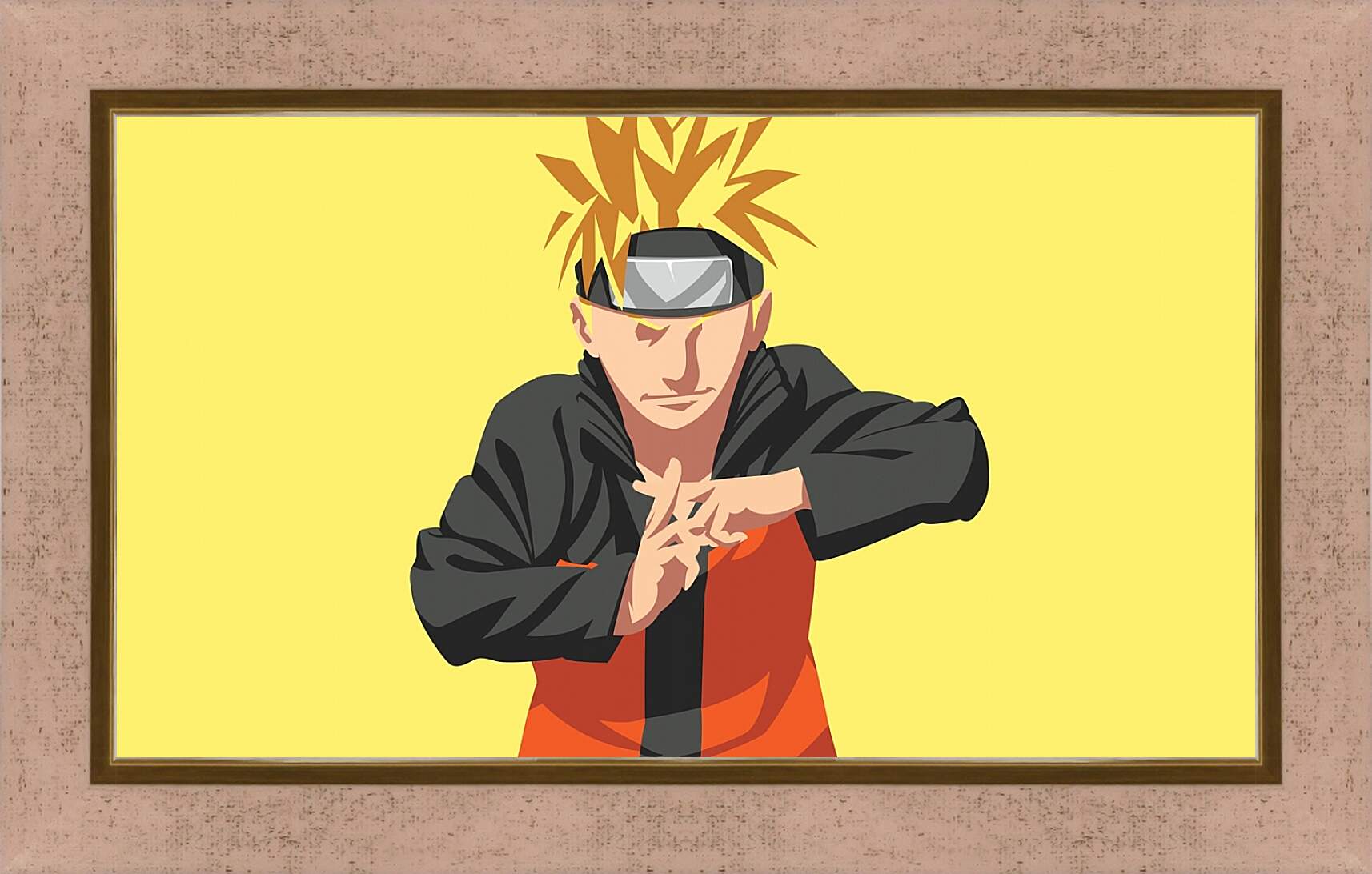 Картина в раме - Naruto Uzumaki minimal-art