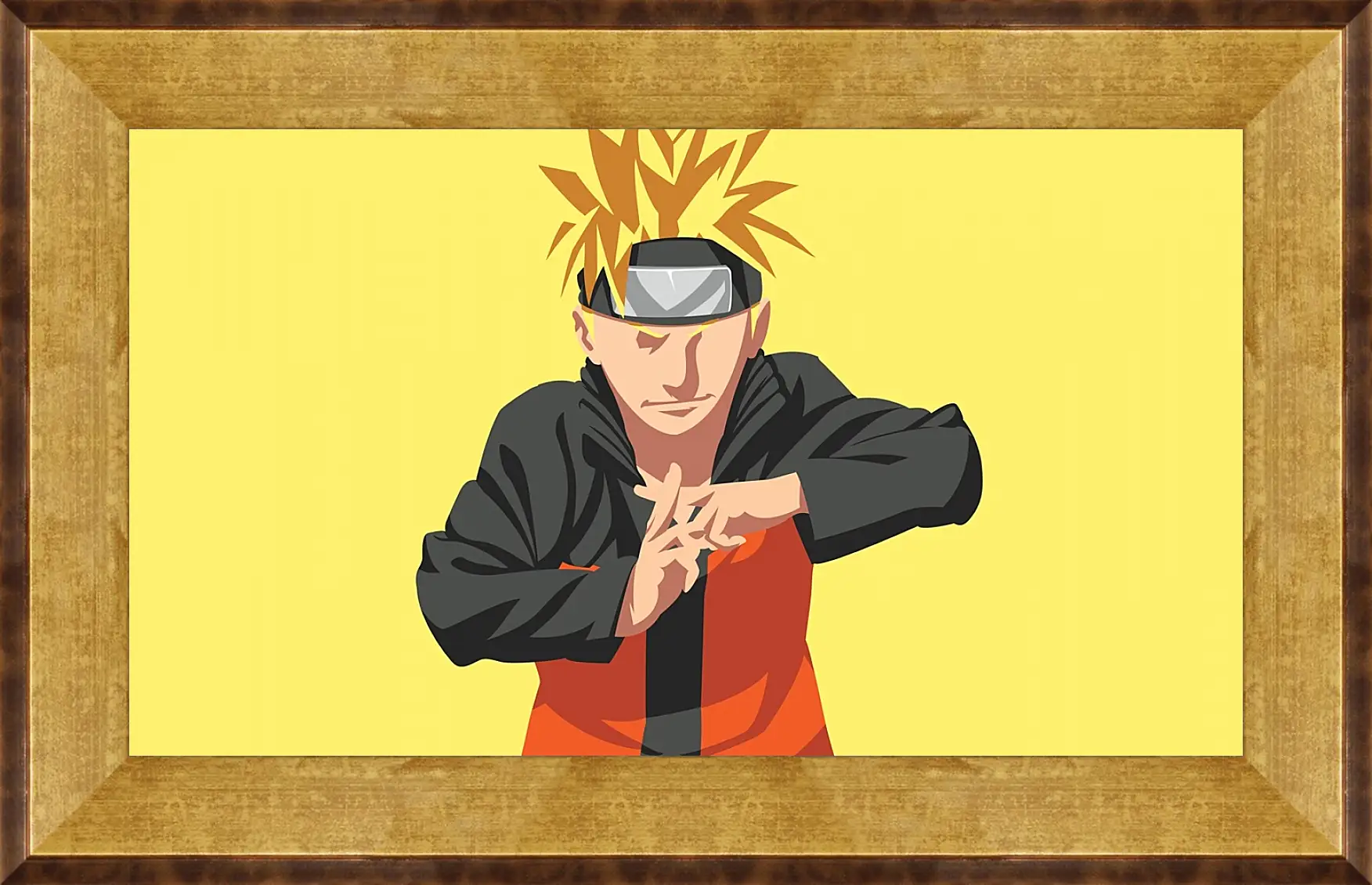 Картина в раме - Naruto Uzumaki minimal-art