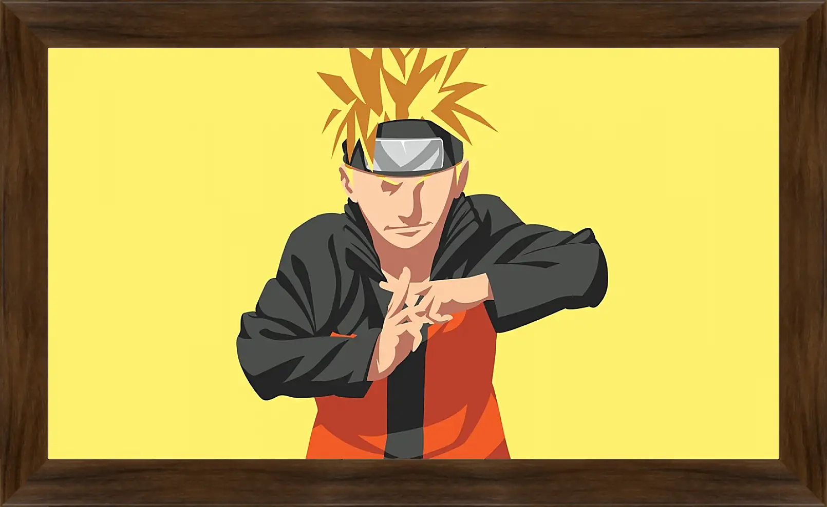 Картина в раме - Naruto Uzumaki minimal-art