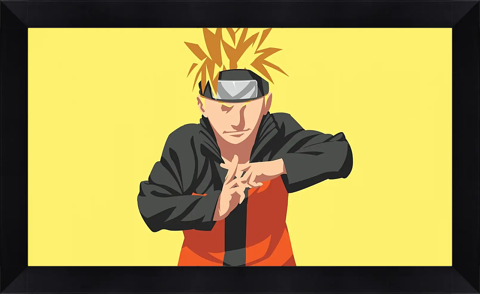 Картина в раме - Naruto Uzumaki minimal-art