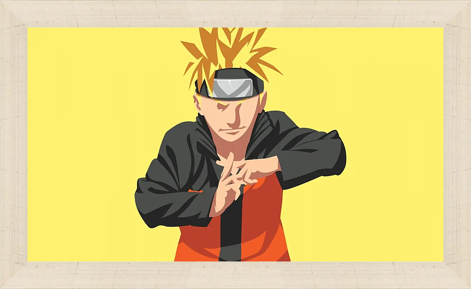 Картина в раме - Naruto Uzumaki minimal-art