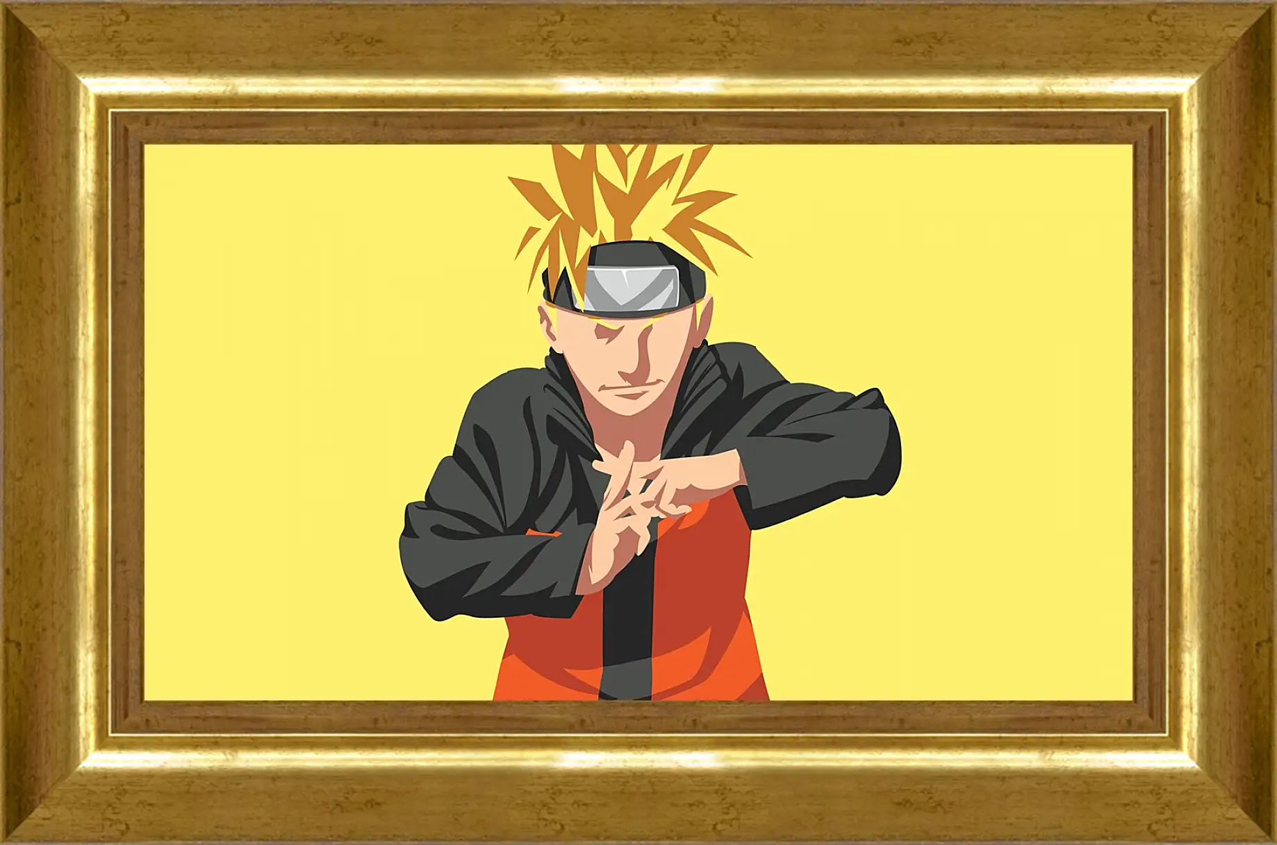 Картина в раме - Naruto Uzumaki minimal-art