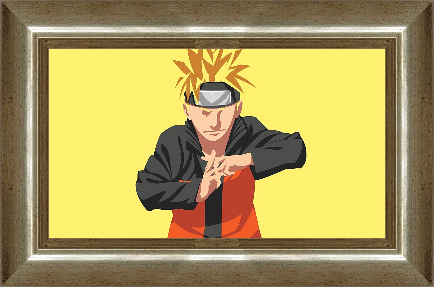 Картина в раме - Naruto Uzumaki minimal-art
