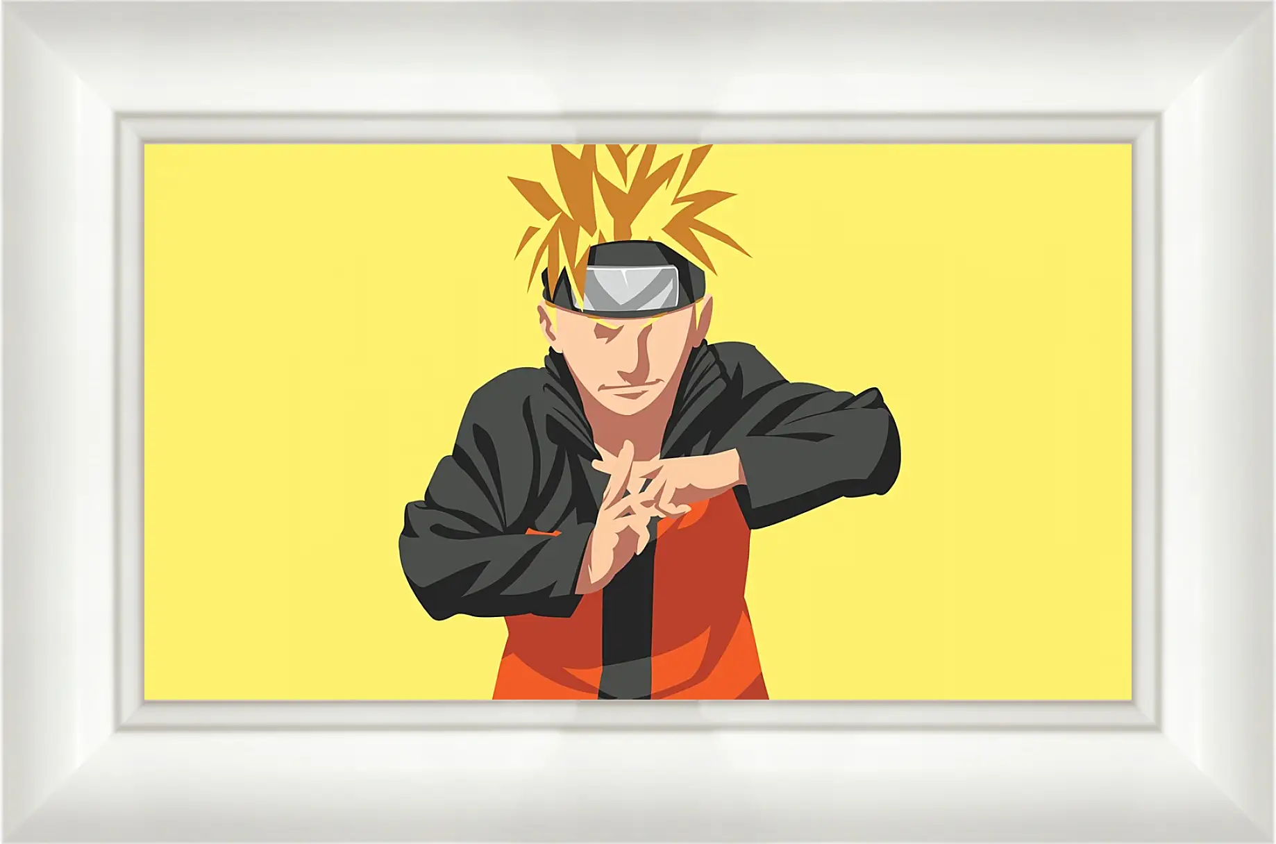 Картина в раме - Naruto Uzumaki minimal-art