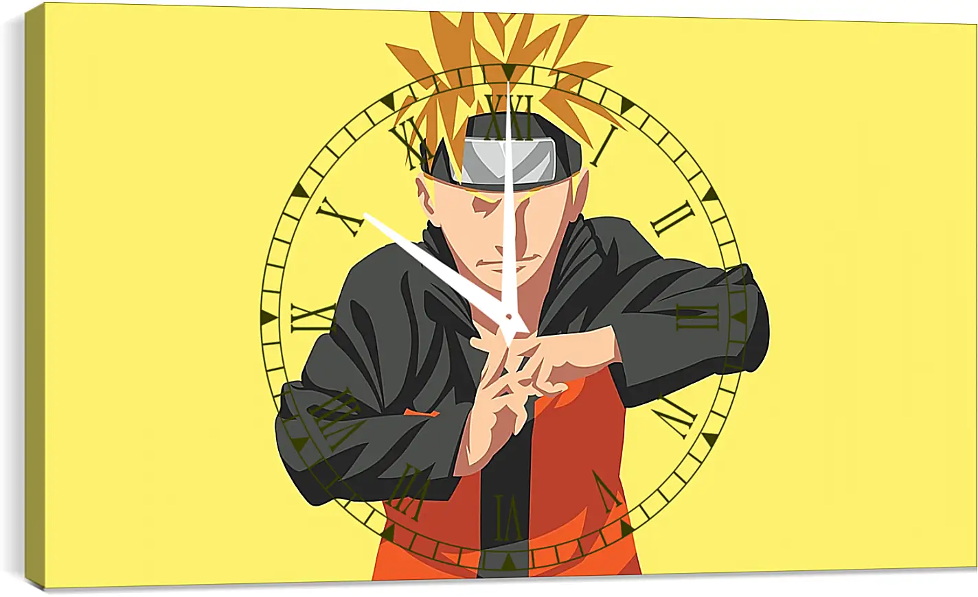 Часы картина - Naruto Uzumaki minimal-art