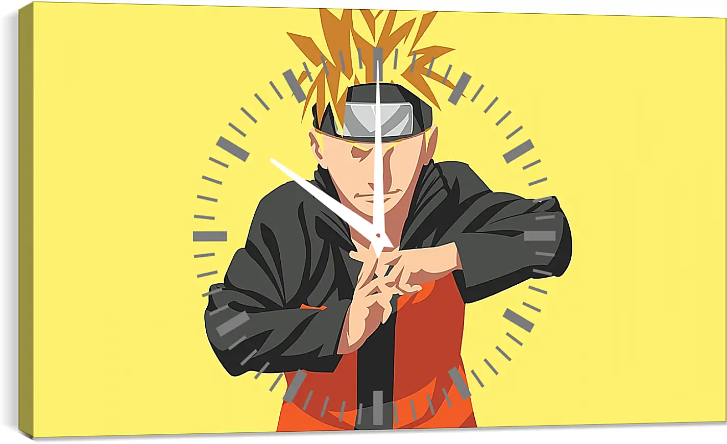 Часы картина - Naruto Uzumaki minimal-art