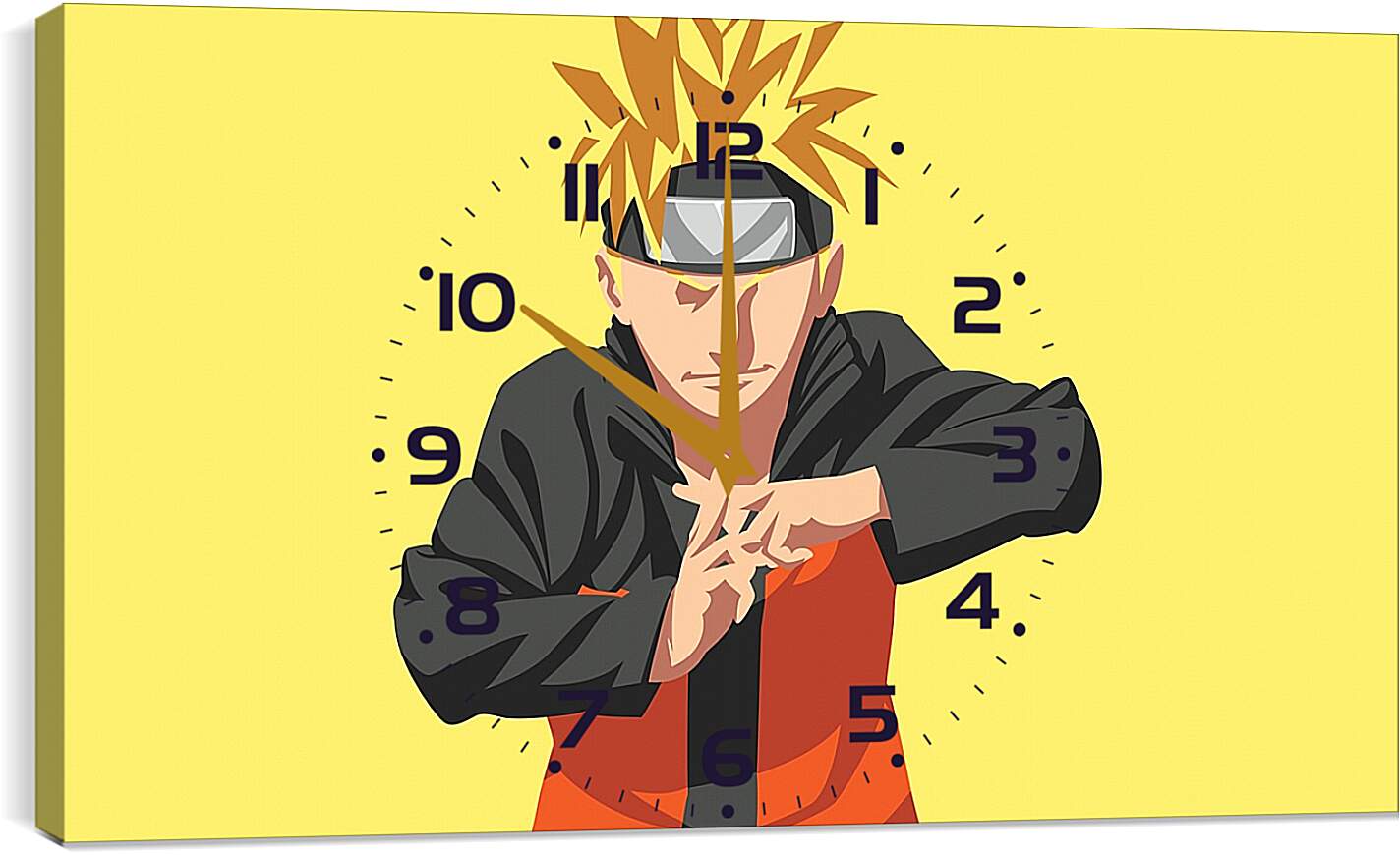 Часы картина - Naruto Uzumaki minimal-art