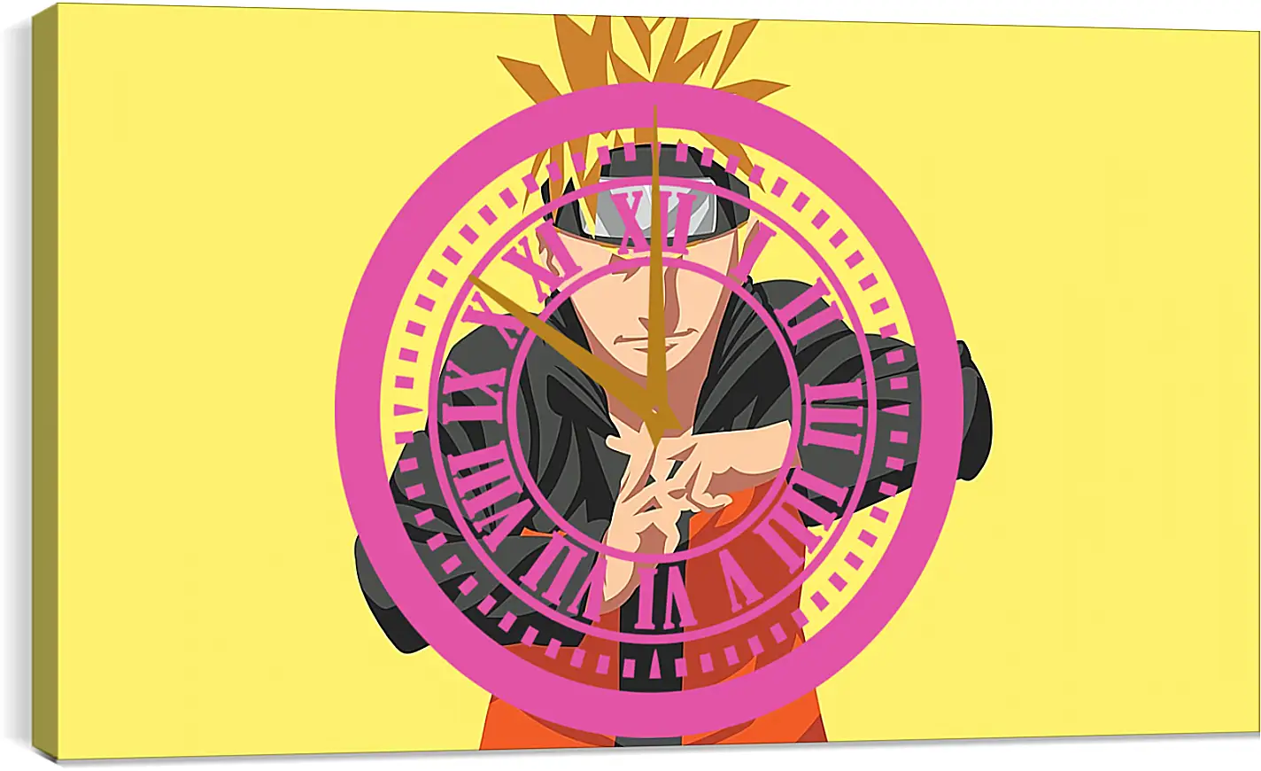 Часы картина - Naruto Uzumaki minimal-art