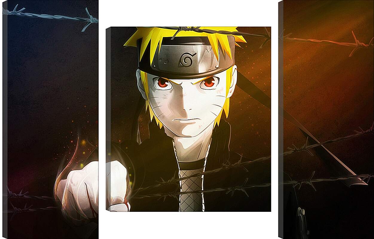 Модульная картина - Naruto Uzumaki