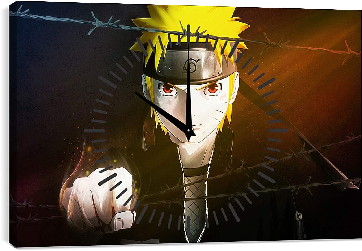 Часы картина - Naruto Uzumaki