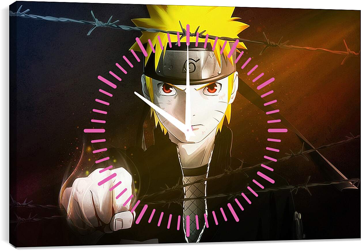 Часы картина - Naruto Uzumaki
