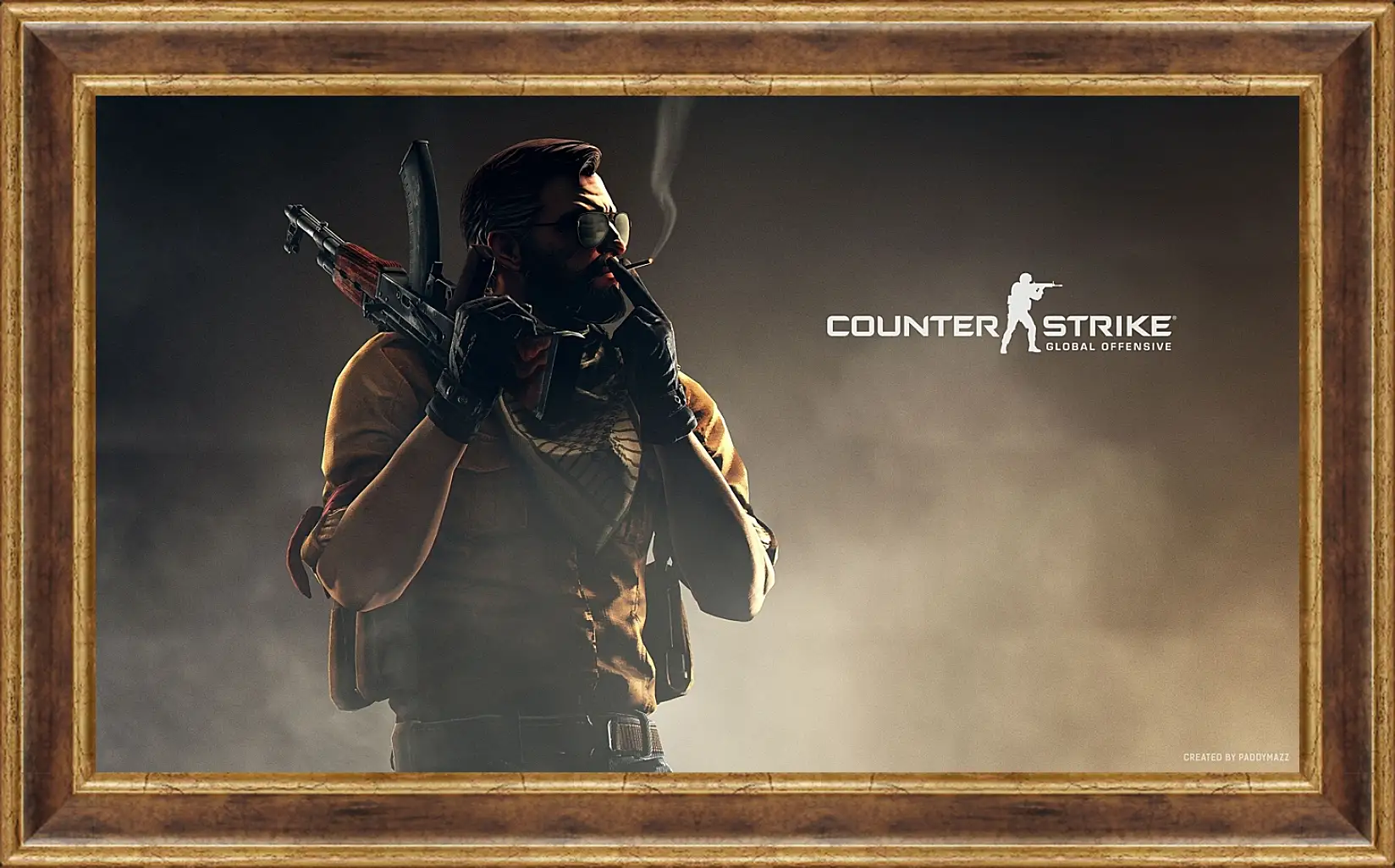 Картина в раме - Counter-Strike CS Go