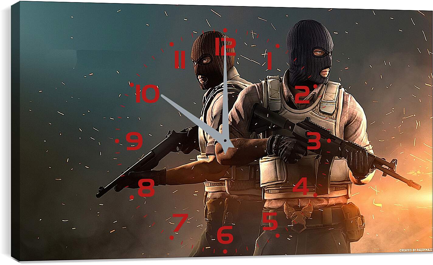 Часы картина - Террористы