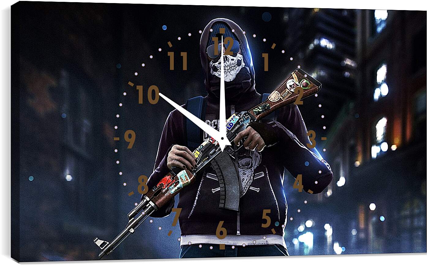 Часы картина - CS GO Anarchist