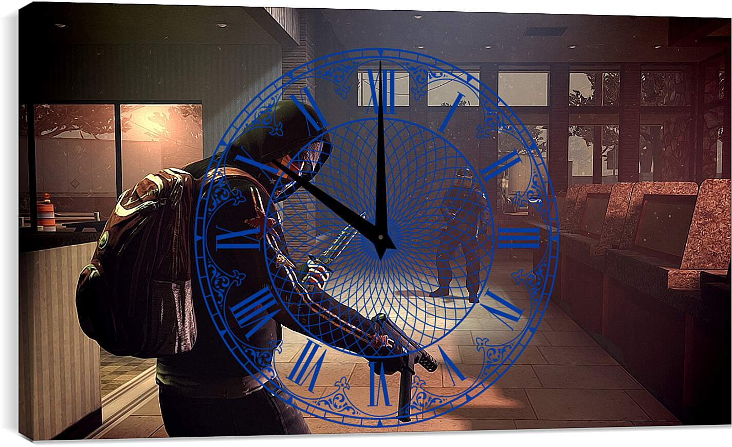 Часы картина - Counter-Strike