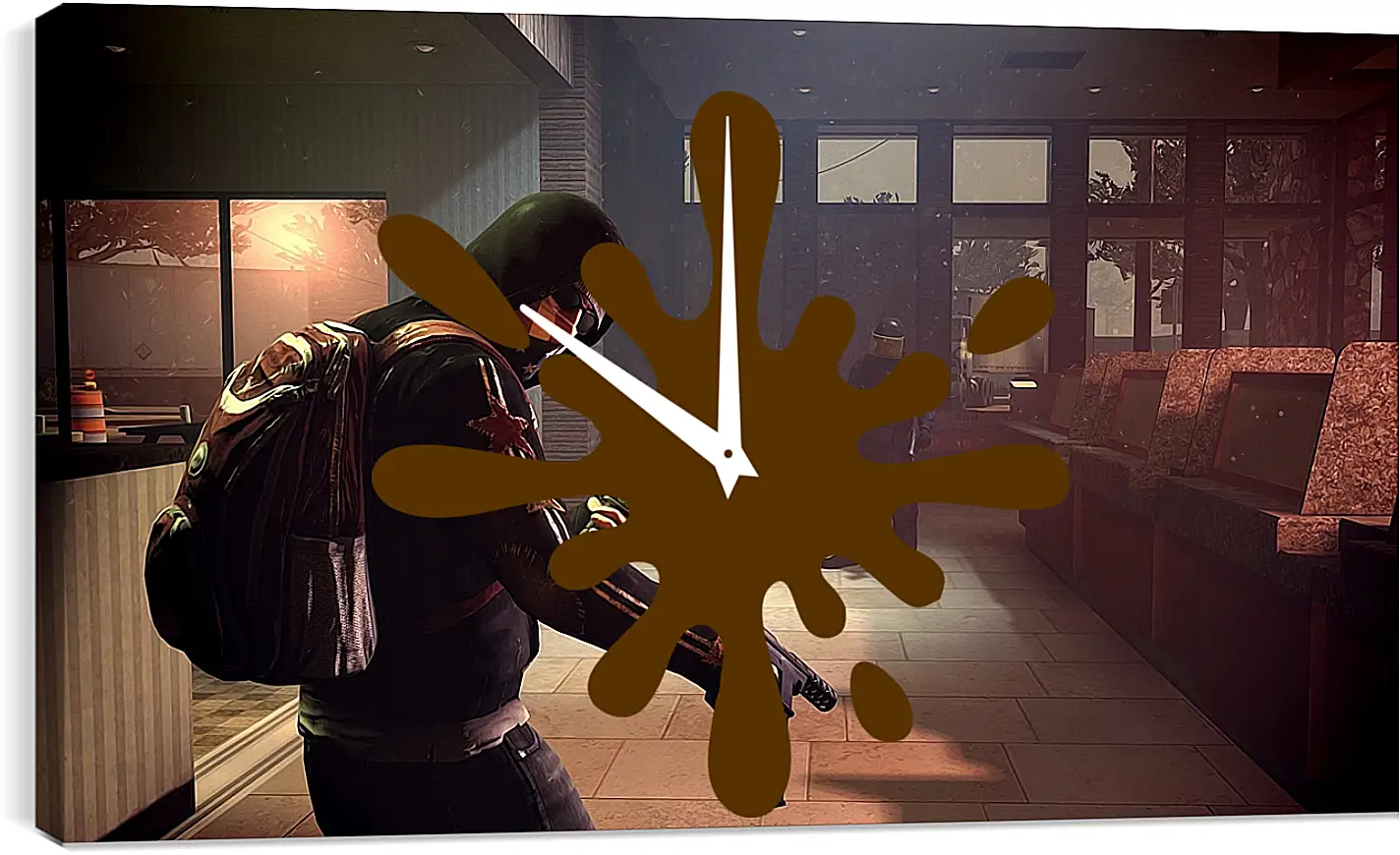Часы картина - Counter-Strike