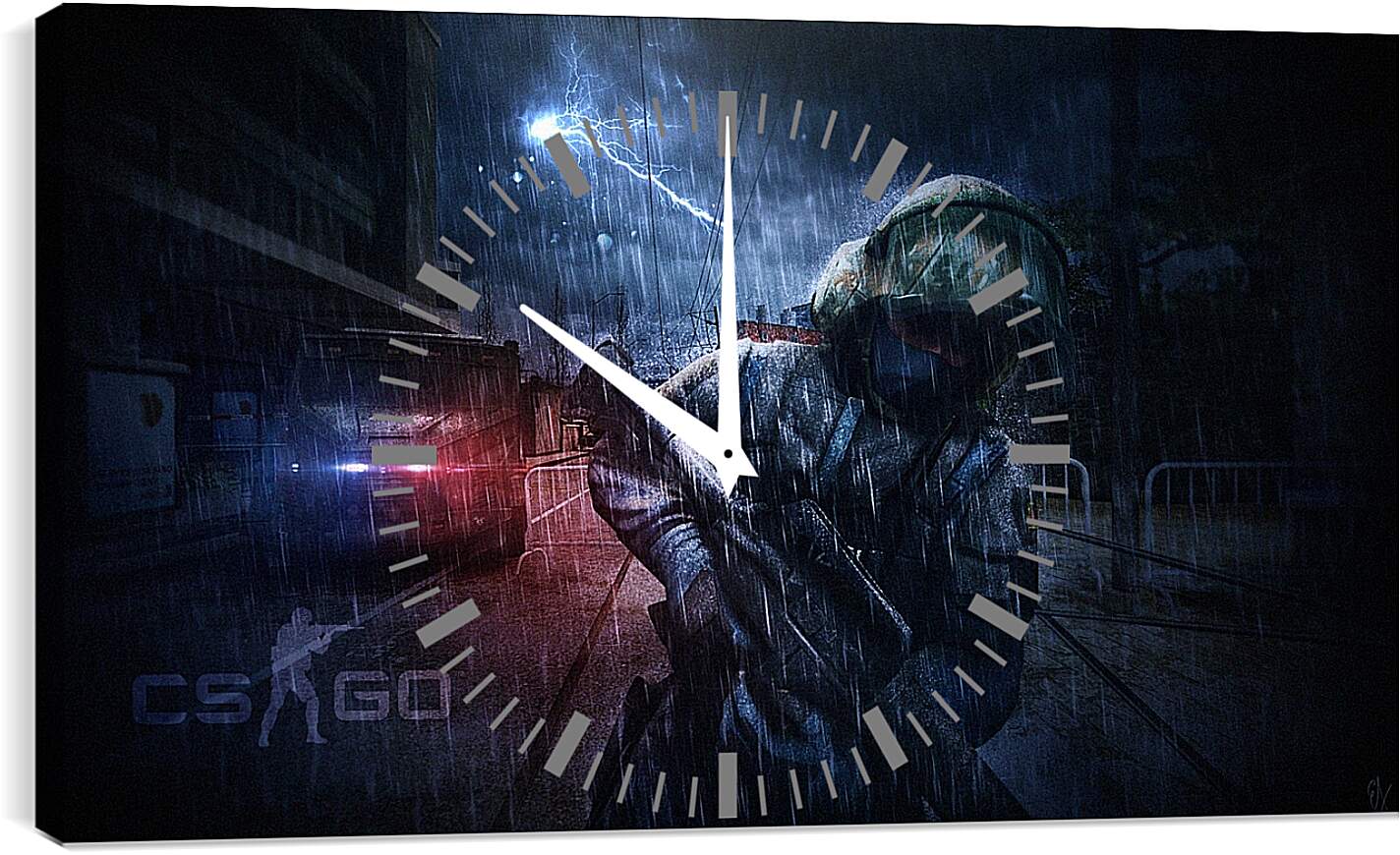 Часы картина - CS Valve