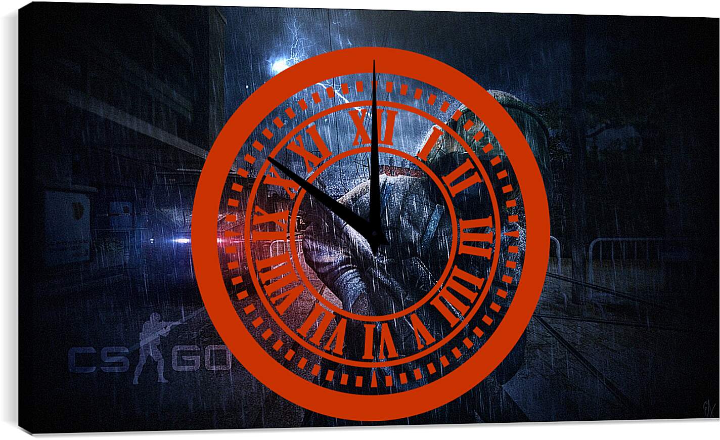 Часы картина - CS Valve