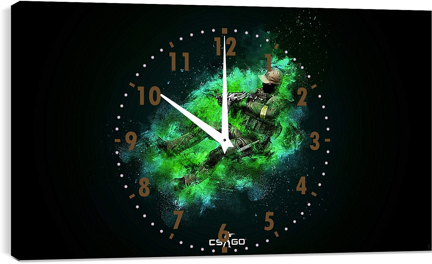 Часы картина - CS Green